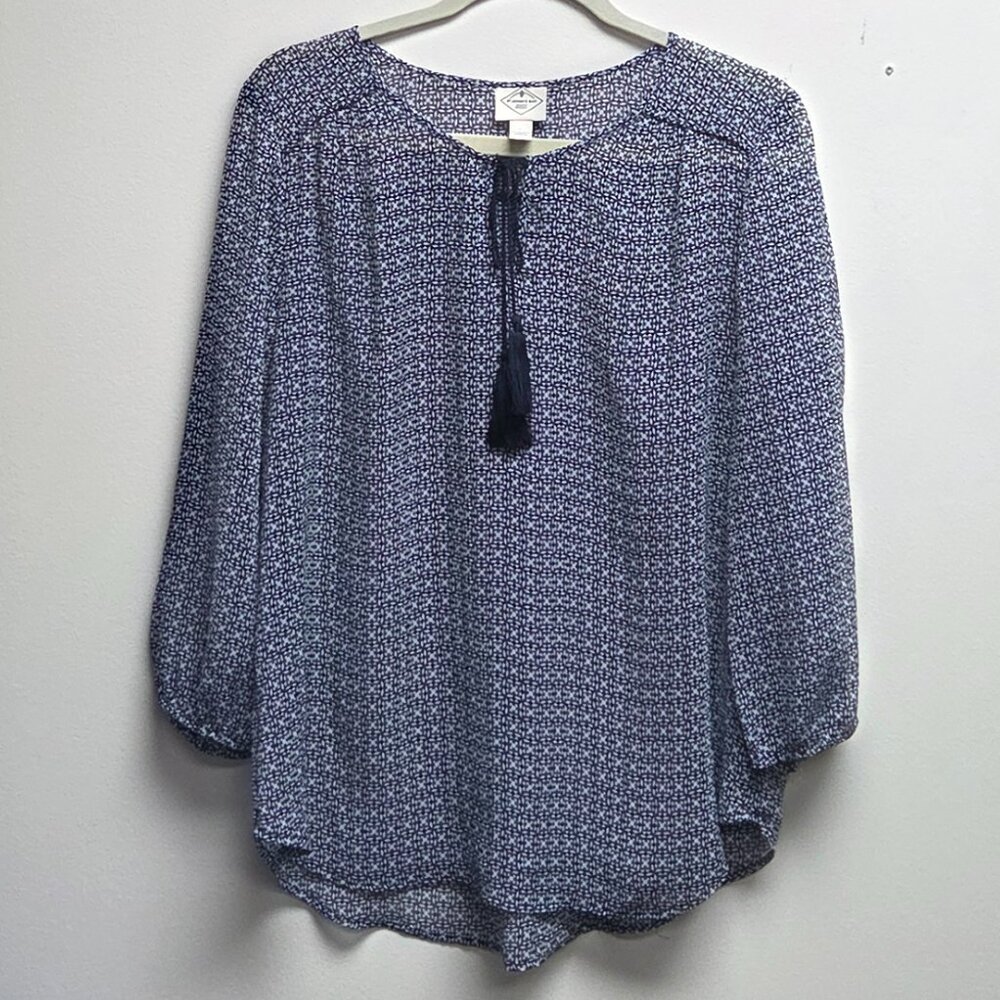 St. John's Bay Women's Large Sheer Top